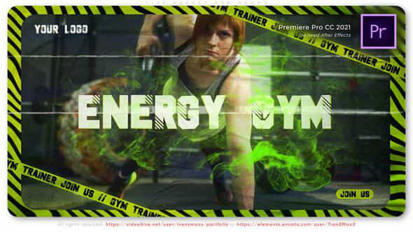 Fire Energy Gym Promo - VideoHive 50014270