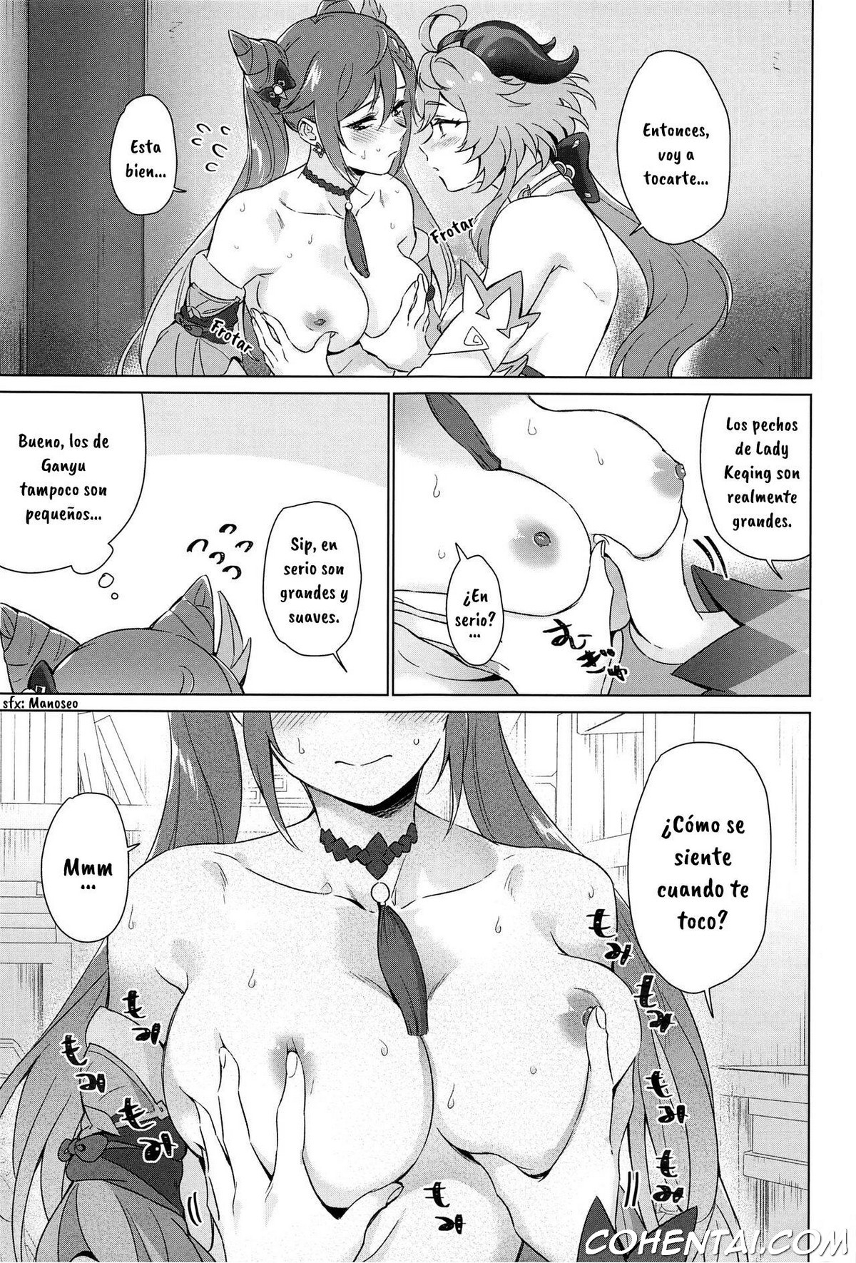 Ecchi desu yo Keqing-san! (Genshin Impact) xxx comics manga porno doujin hentai español sexo 