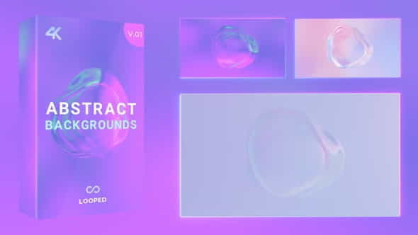 Colorful Soft Liquid Spherical Shape - VideoHive 30000733