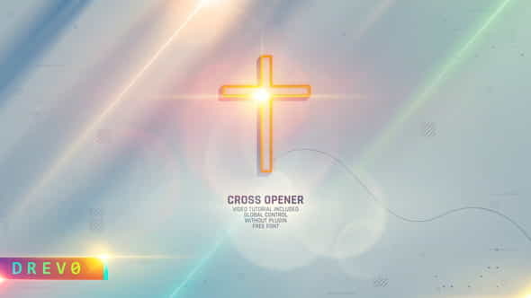 Cross Opener Christmas Nativity Story - VideoHive 29302810