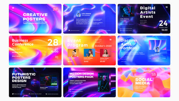 Motion Design Posters - VideoHive 40113854