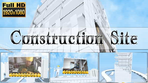 Construction Site Corporate Ident - VideoHive 5602979