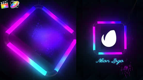 Neon Logo Reveal - VideoHive 33204283