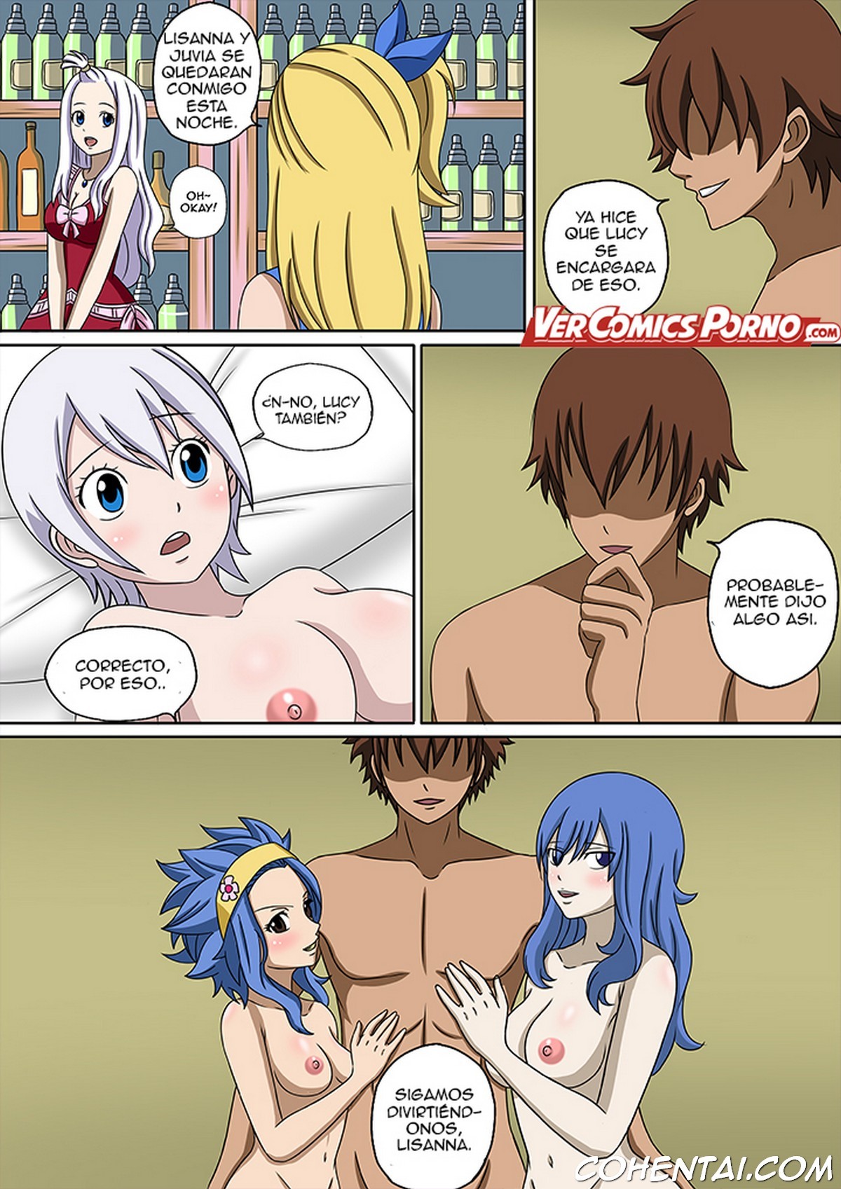 Fairy Hunting 4 (Fairy Tail) xxx comics manga porno doujin hentai español sexo 