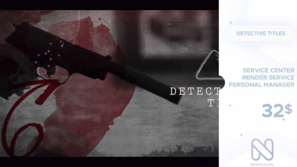 Detective Titles - VideoHive 21090662