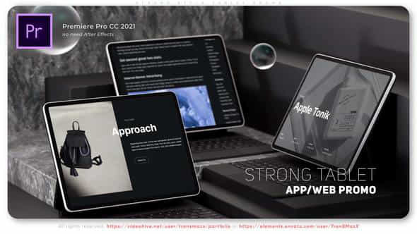Strong Style Tablet - VideoHive 46049081