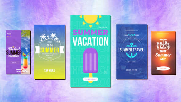 Summerbeach Tropical Vertical Travel Stories Reels 3 - VideoHive 51744950