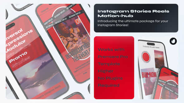 Instagram Vertical Stories Mogrt Premiere Pro - VideoHive 49562520