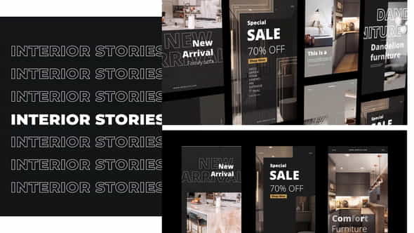 Interior Minimal Stories Instagram - VideoHive 29884624