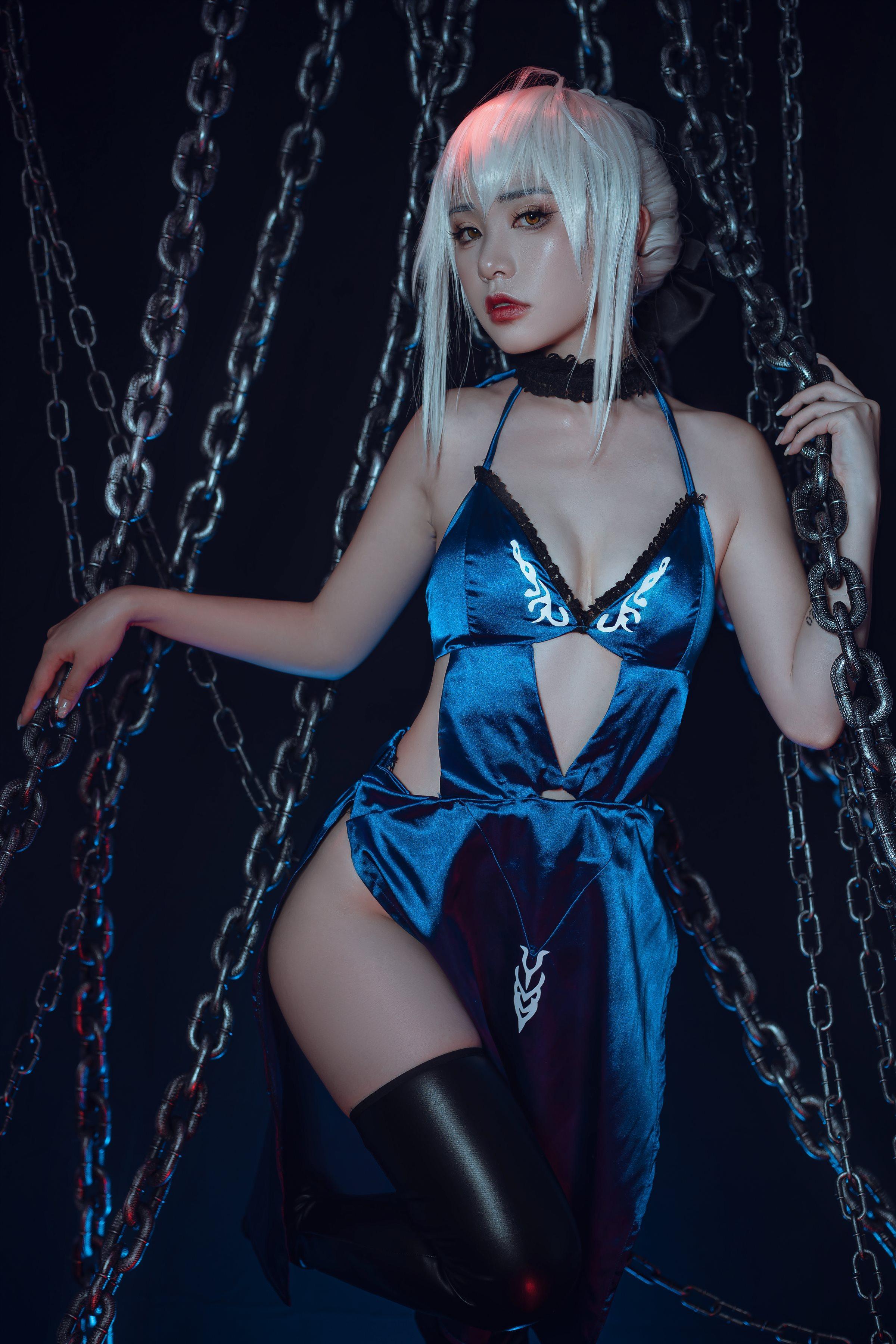 爆机少女喵小吉 Nekokoyoshi - 七月 Fate stay night 黑呆 - Saber Alter(30)
