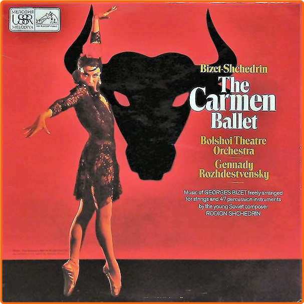 Bizet, Shchedrin Carmen Ballet Rozhdestvensky, Strings & Percussion Of The Bolshoi Theatre Orchestra Vinyl TsO807at_o