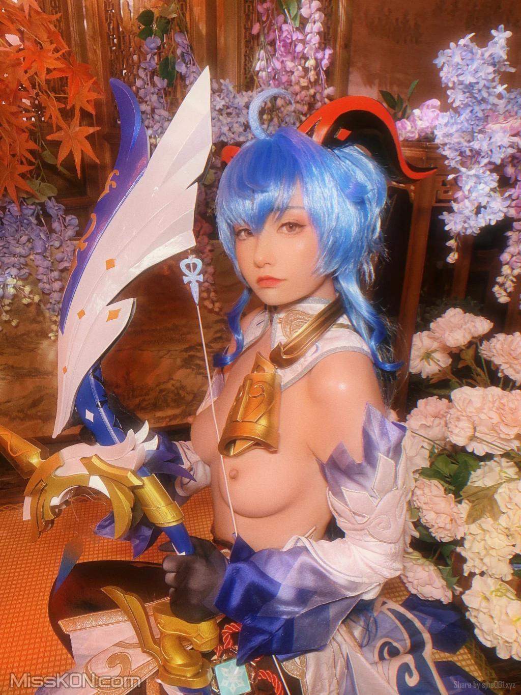 Coser@爆机少女喵小吉 (Nekokoyoshi): 原神-甘雨 (49 photos )(38)