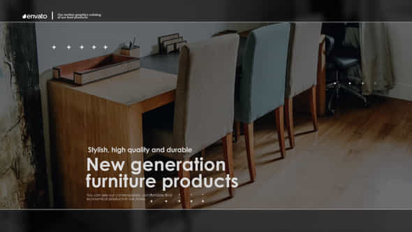 Furniture Product Promo - VideoHive 49531163