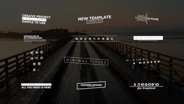 Minimal Titles 5.0 - VideoHive 38563295