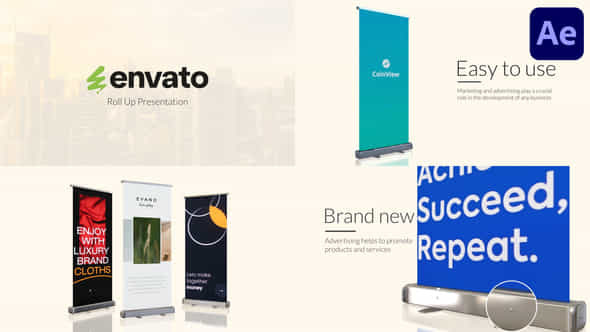 Roll Up Presentation For After Effects - VideoHive 55627491