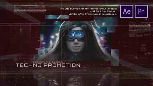 Scientific Slides Techno Promotion - VideoHive 31833182