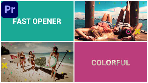 Fast Colorful Opener - VideoHive 45755919