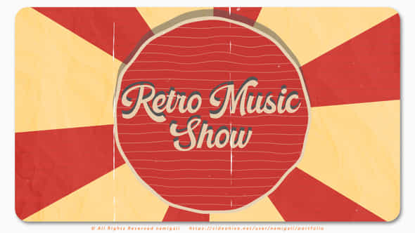 Retro Music Show - VideoHive 50430887