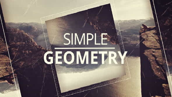 Simple Geometry Opener - VideoHive 12602365