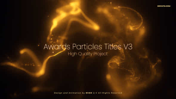 Awards Particles Titles - VideoHive 39936550
