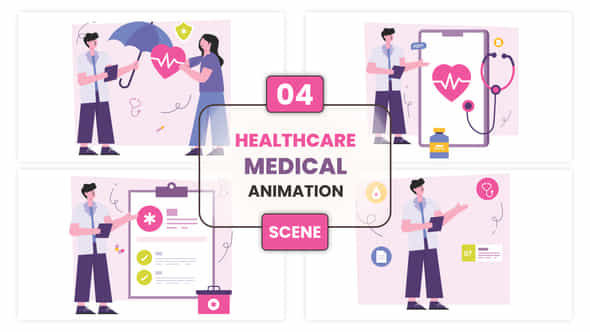 Healthcare Medical Animation Scene - VideoHive 53011030