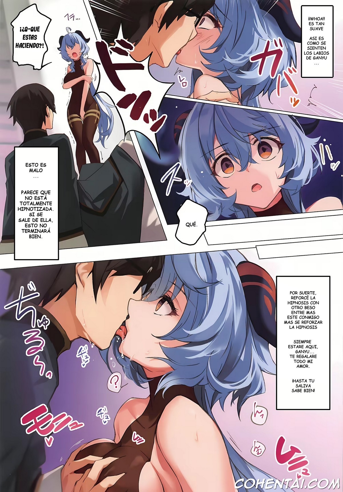 Icha Love Ganyu-sama ~Saimin o Soete~ (Genshin Impact) xxx comics manga porno doujin hentai español sexo Ganyu Genshin Impact