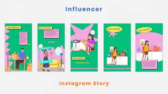 Influencer Instagram Story - VideoHive 44334862