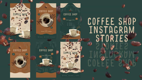 Coffee shop instagram - VideoHive 43786407