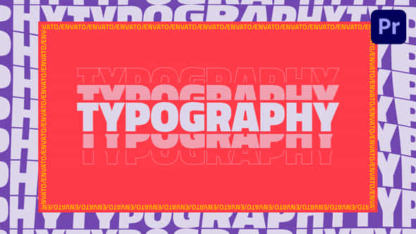 Stomp Typography Intro - VideoHive 39412888