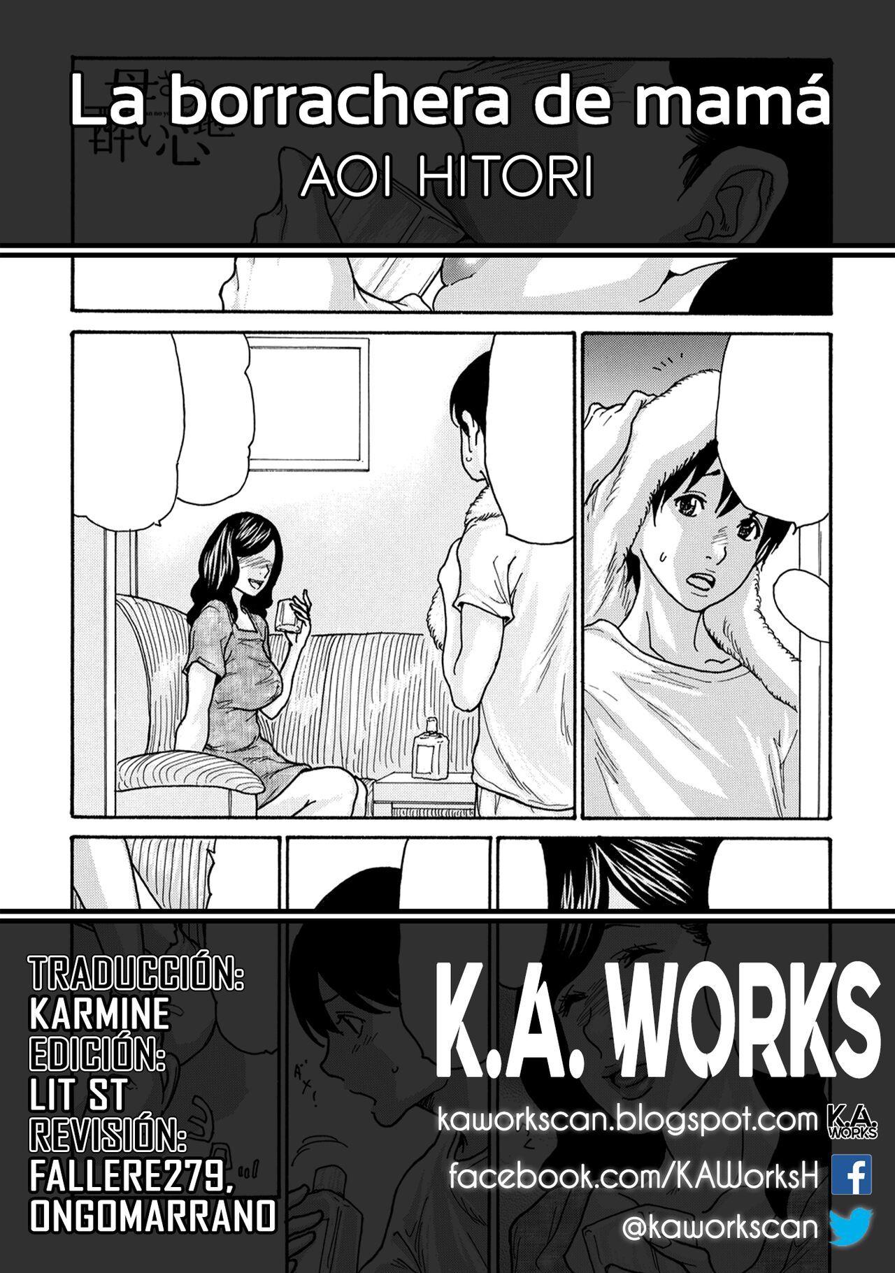 [Aoi Hitori] Kaasan no Yoigokochi  La borrachera de mamá (COMIC Magnum Vol. 148) [Spanish] [K.A. Works]
