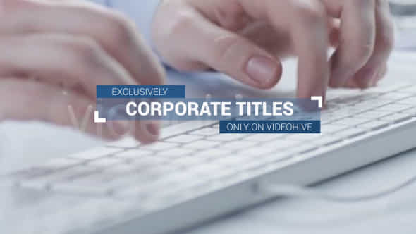 Corporate Titles - VideoHive 16132729