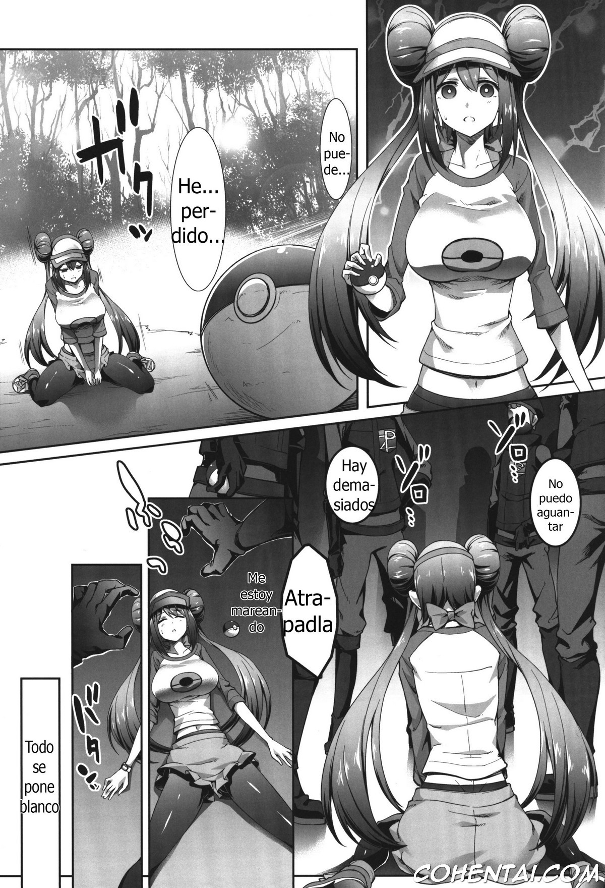 Mei-chan sennou Dai Pinch (Pokémon) xxx comics manga porno doujin hentai español sexo Pokémon Rosa