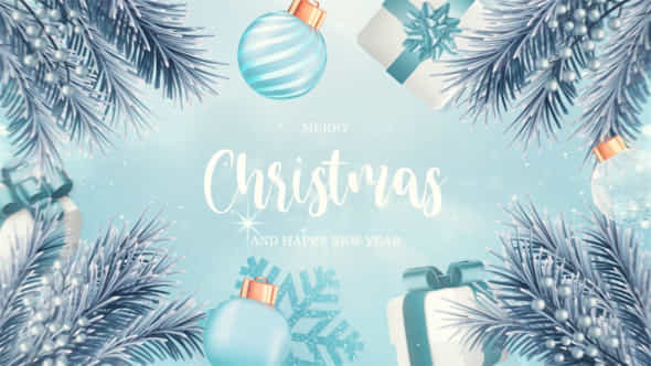 Merry Christmas Intro And Happy New Year Mogrt - VideoHive 42207248