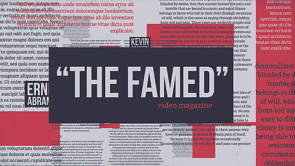 The Famed Video Magazine - VideoHive 20607458