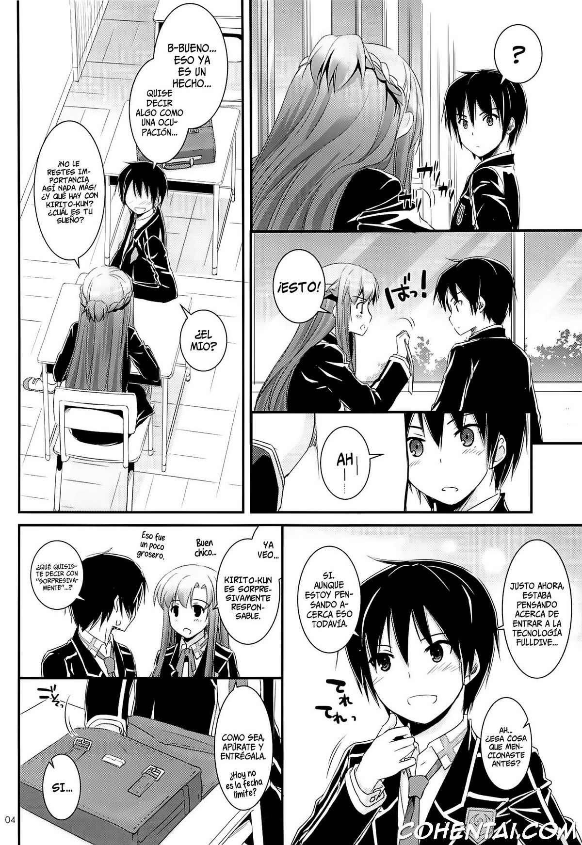 D.L. action 74 (Sword Art Online) xxx comics manga porno doujin hentai español sexo Asuna Yuuki Kazuto Kirigaya | Kirito Sword Art Online