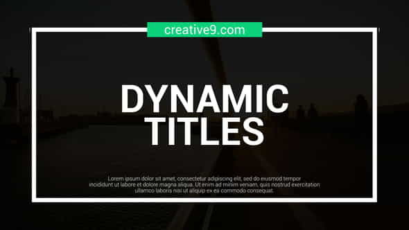 Dynamic Line Titles - VideoHive 39634659