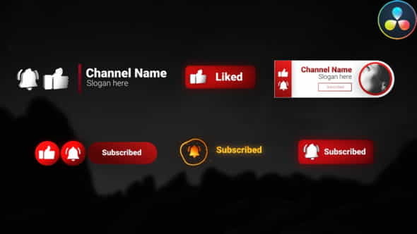 Youtube Unique Subscribe Elements - VideoHive 29794365