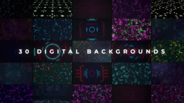Digital Backgrounds - VideoHive 34370772