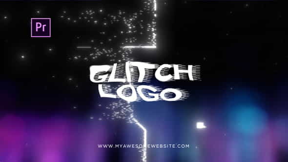Glitch Bokeh Logo Intro - VideoHive 28775010