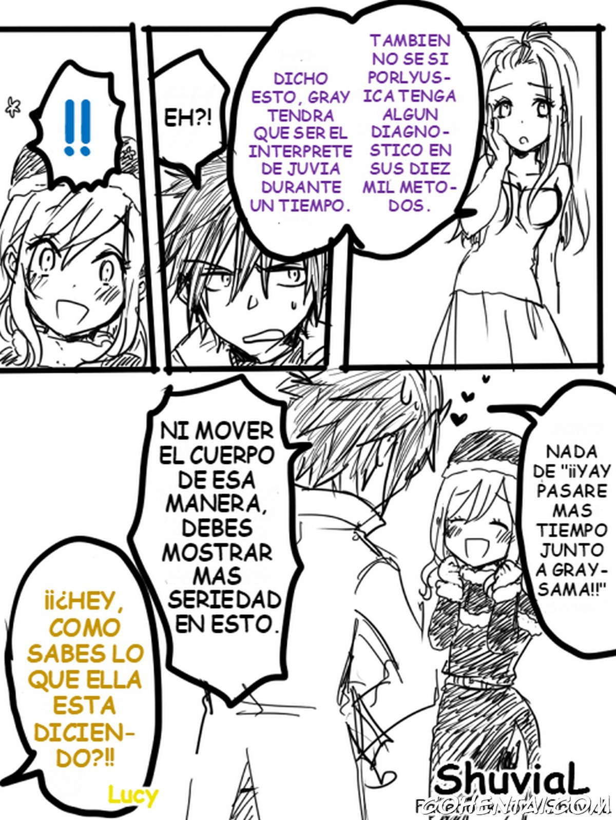 DOUJINSHI GRUVIA R-18 (Fairy Tail) xxx comics manga porno doujin hentai español sexo 