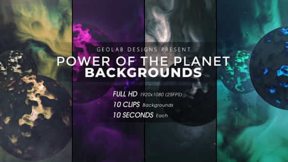 Power Of The Planet Backgrounds - VideoHive 29226080