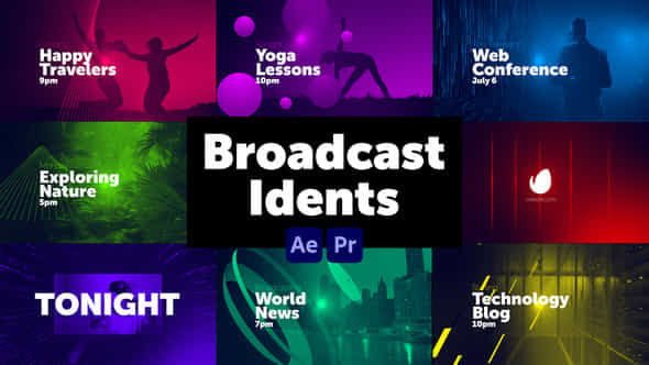 Broadcast Idents - VideoHive 33097869