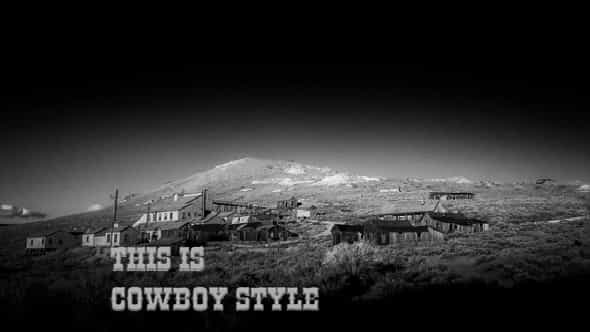 Cowboy Style Opener - VideoHive 4443450