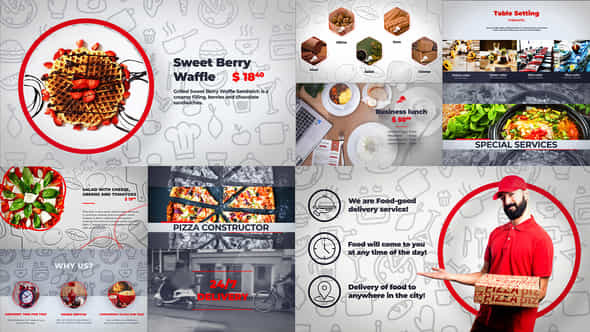 Food Delivery Service - VideoHive 22983734