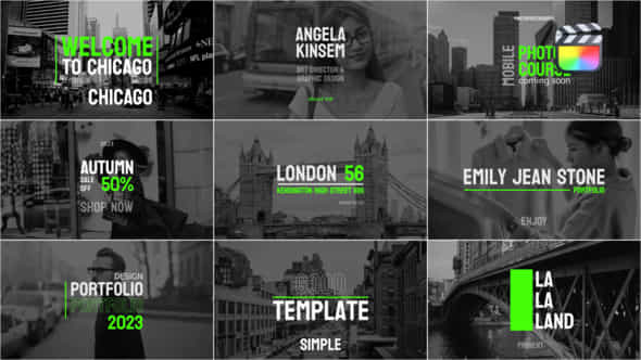 Clean Big Titles - VideoHive 47537474