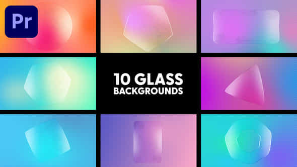 Glass Backgrounds - VideoHive 43896481