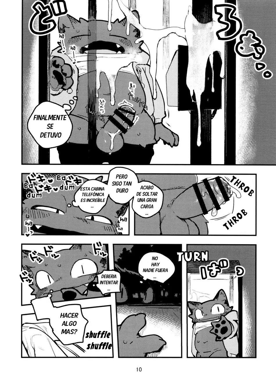 (Kemoket 11) &#91;Rubber Cup Boys (INAX)&#93; Nekoda-kun at the phone box!!!! (spanish) - 10