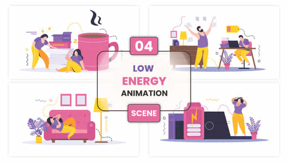 Low Energy Concept Animation Scene - VideoHive 52949420