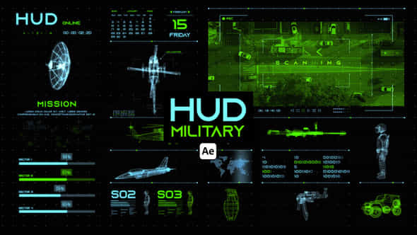 HUD Military for - VideoHive 44657304