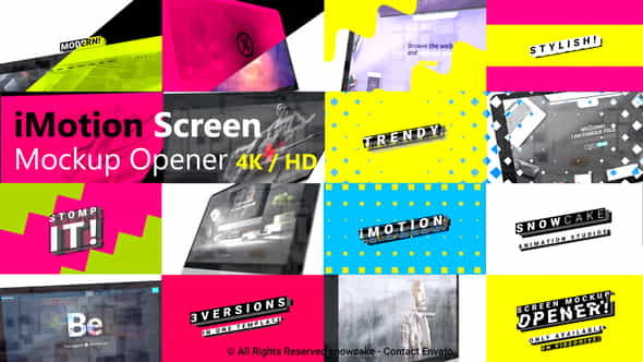Stomp Screen Mockup Opener - VideoHive 21654917